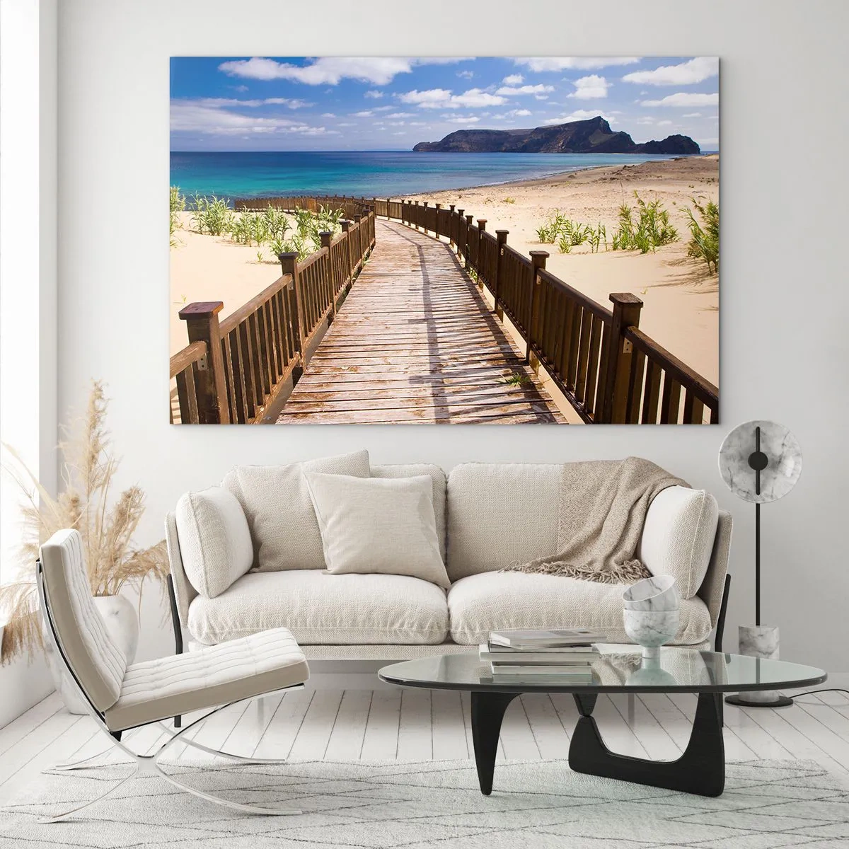Üveg kép - Vigyél el a boldog szigetekre - 120x80 cm