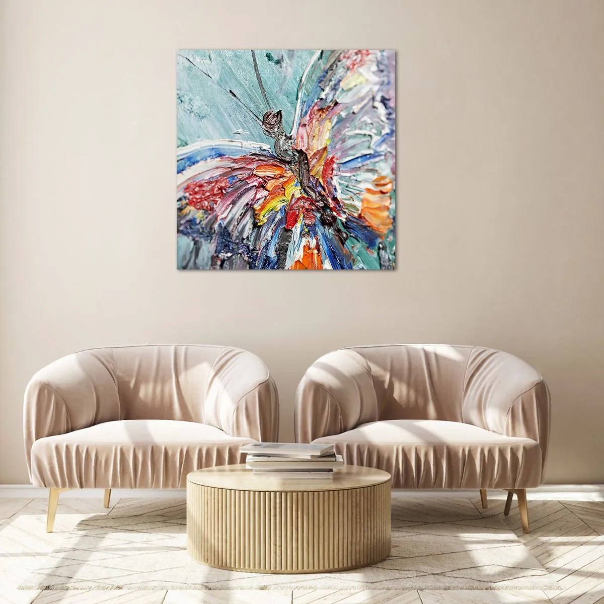 Üveg kép - A természet által festett - 70x70 cm