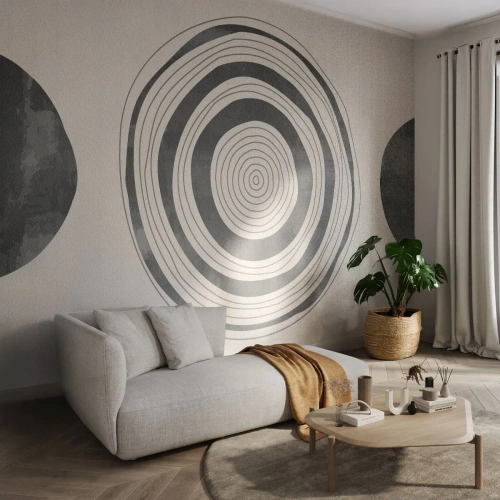 Fotótapéta Premium Sand - Az a fontos, ami a kettő között van. - Kerekek, Minimalista, Kortárs - 400x280 cm