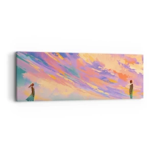 Vászonkép - Vonzási erő - 90x30 cm