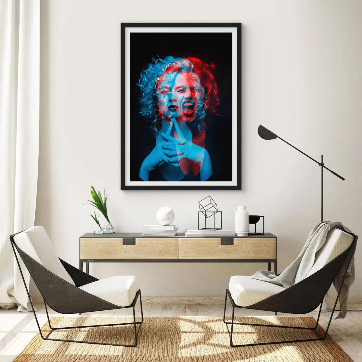 Poszter fehér keretben - Alterego - 61x91 cm