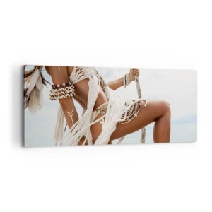 Vászonkép - A nap papnője - 100x40 cm