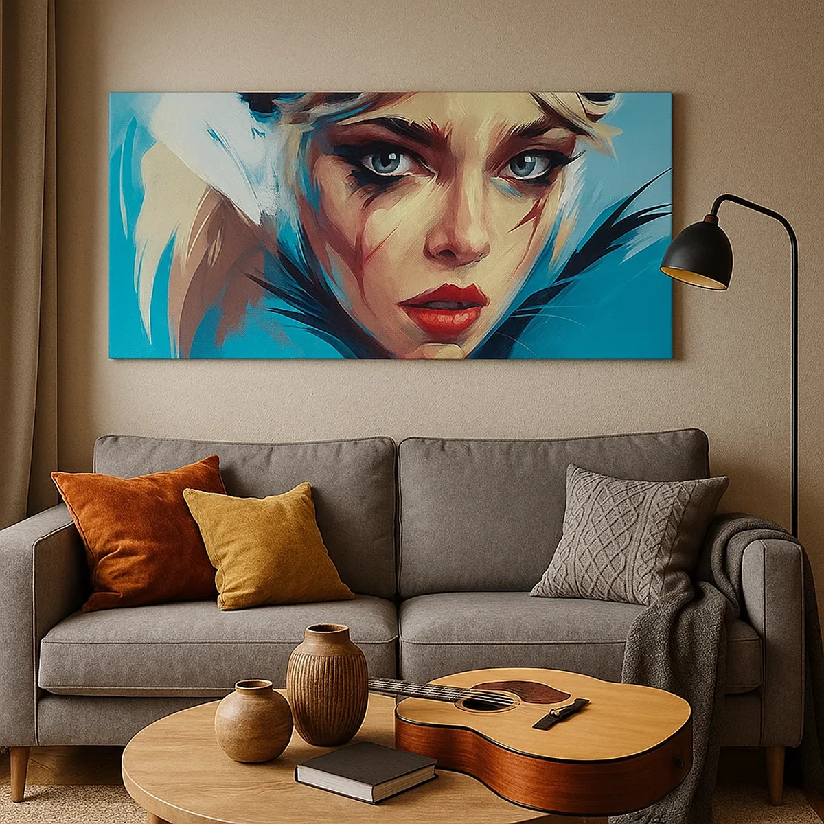 Vászonkép - Utcai harcos - 30x30 cm