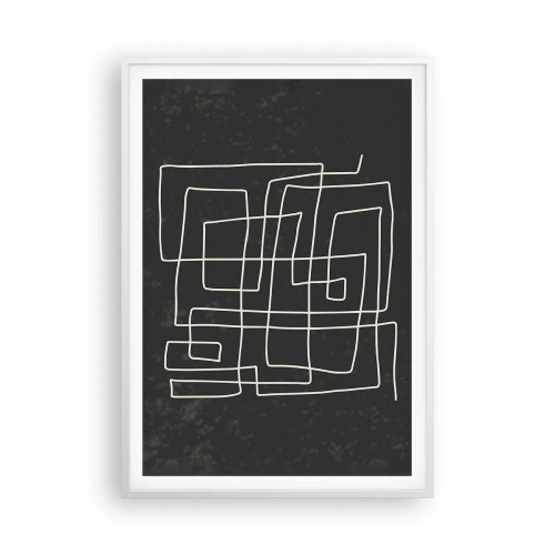Poszter fekete keretben - Nem olyan egyszerű - 70x100 cm