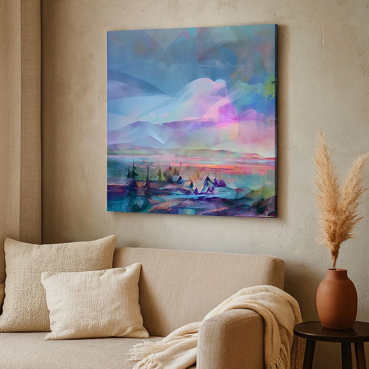 Vászonkép - Jóindulatú ég alatt - 30x30 cm