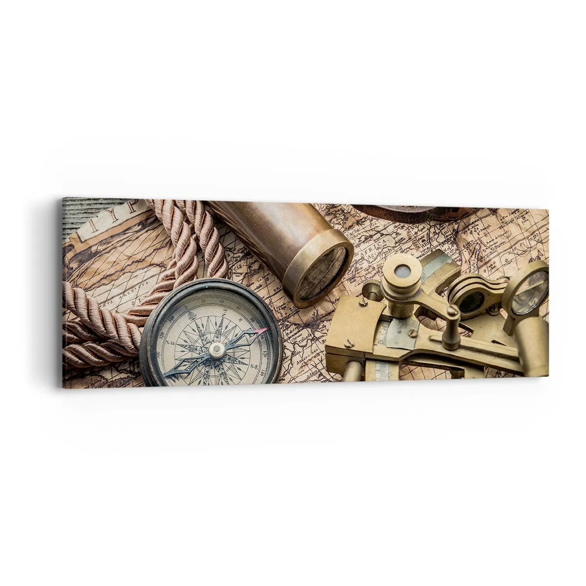 Vászonkép - Állítson be egy irányt - 90x30 cm