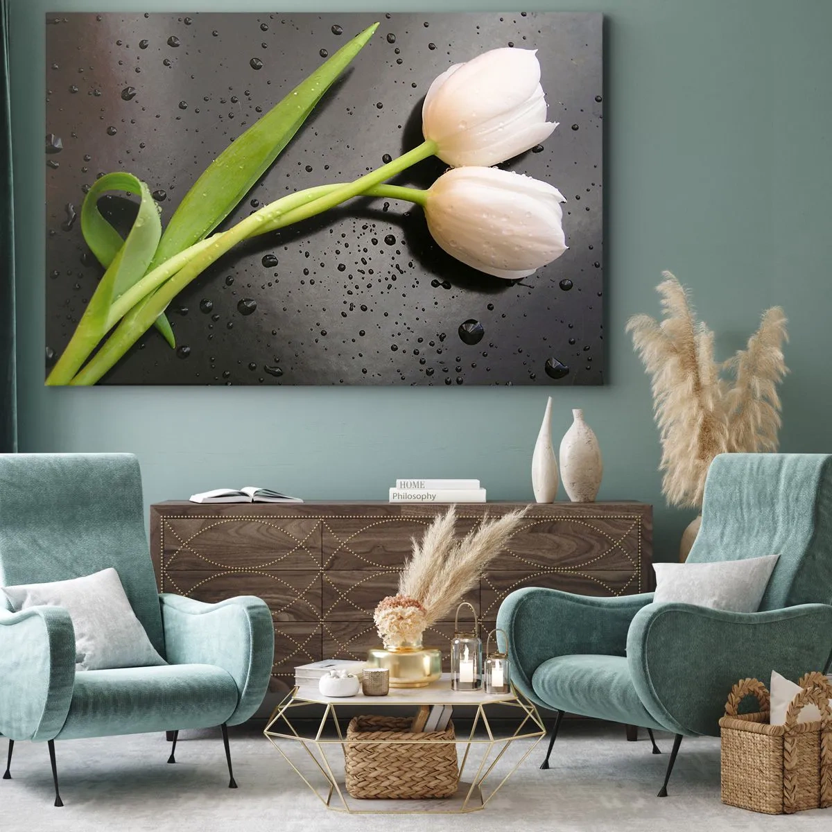 Vászonkép - Tavaszi fonódás - 70x50 cm