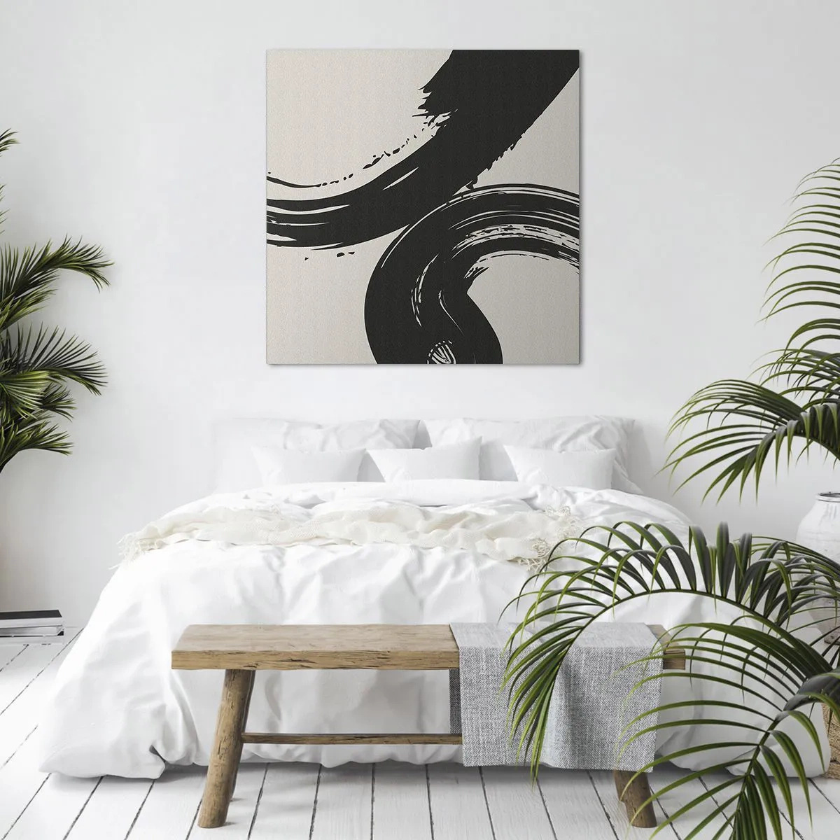 Vászonkép - Söprő és körkörös - 50x50 cm