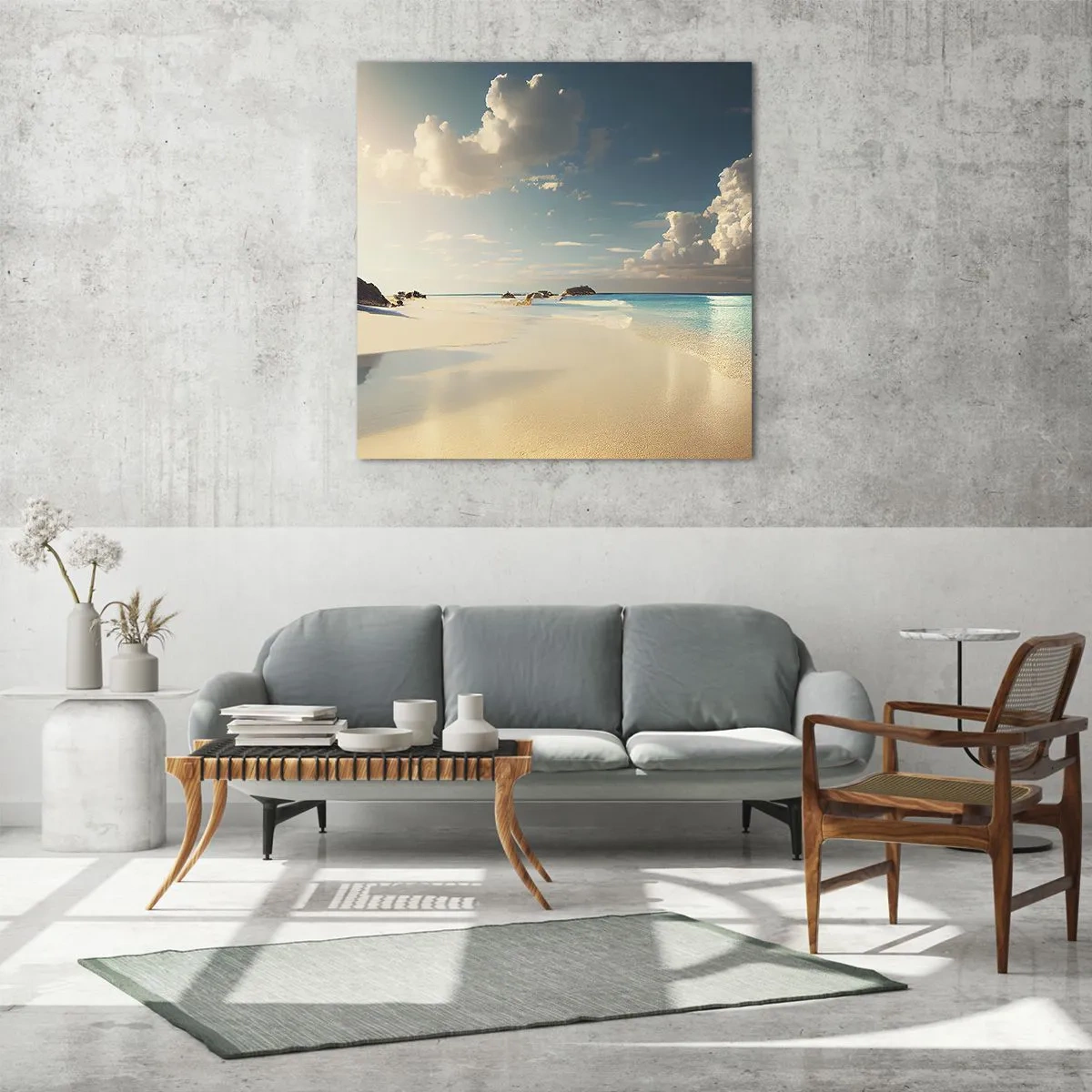 Üveg kép - Egy álomszerű nap - 60x60 cm