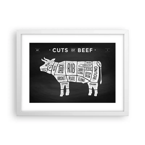 Poszter fekete keretben - Mészáros ábécéskönyve - 40x30 cm