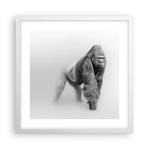 Poszter fekete keretben - Magabiztos az erejében - 40x40 cm