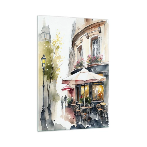Üveg kép - Egy párizsi reggel - 70x100 cm
