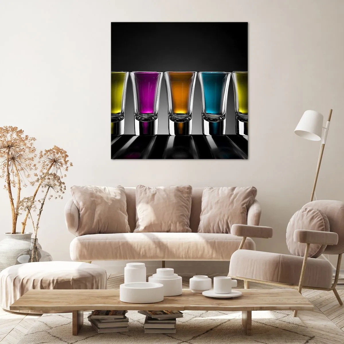 Vászonkép - Az öröm színei - 70x70 cm