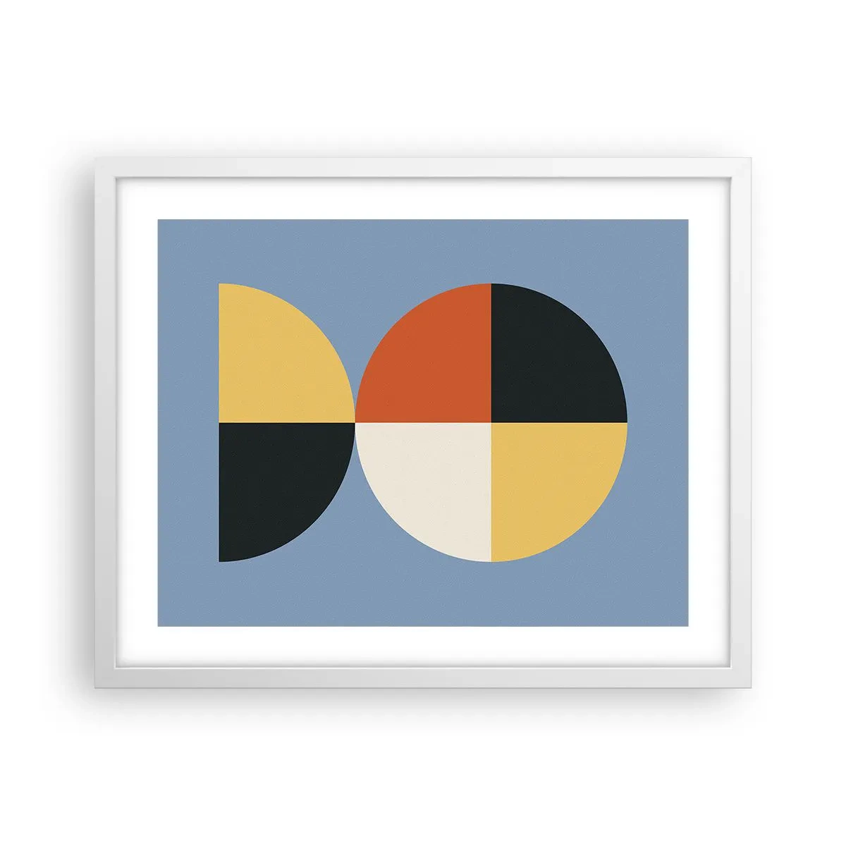 Poszter fekete keretben - Nézd és számolj - 50x40 cm