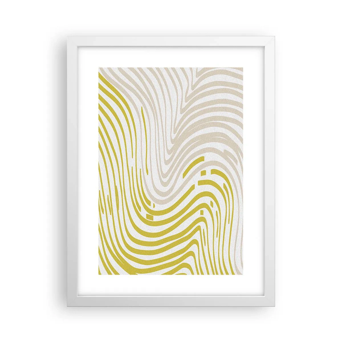 Poszter fekete keretben - Kompozíció szelíd kanyarral - 30x40 cm