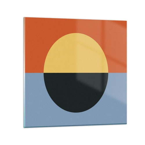 Üveg kép - A meleg és a hideg kompozíciója - 40x40 cm