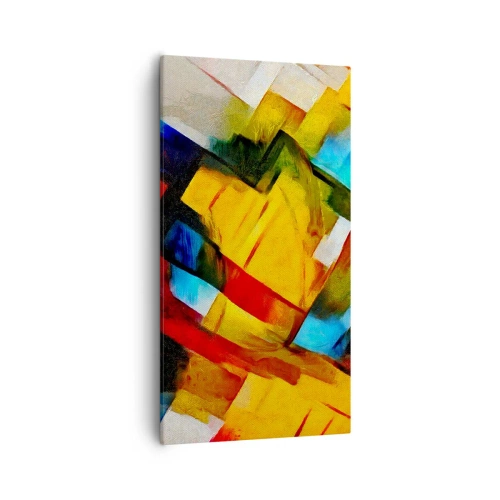 Vászonkép - Többszínű réteges - 55x100 cm
