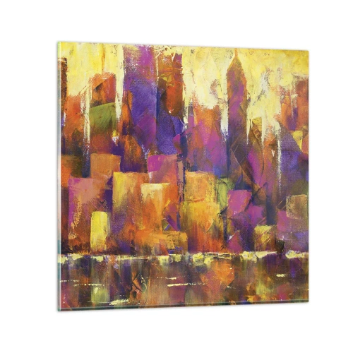 Üveg kép - Metropolitán kompozíció - 50x50 cm