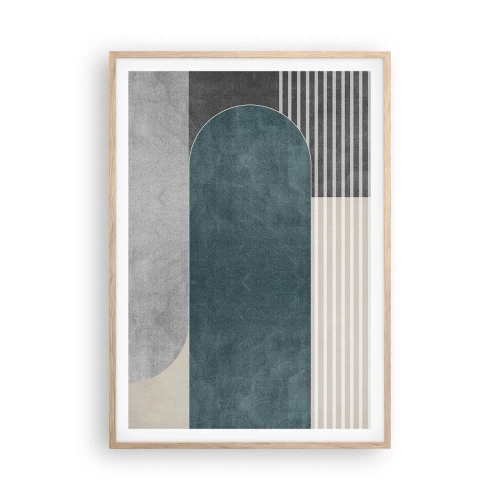 Poszter világos tölgy keretben - Vízszintes kompozíció - 70x100 cm