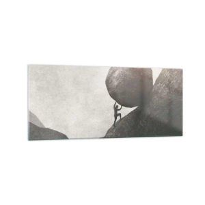 Üveg kép - Hiszek minden remény ellenére  - 120x50 cm