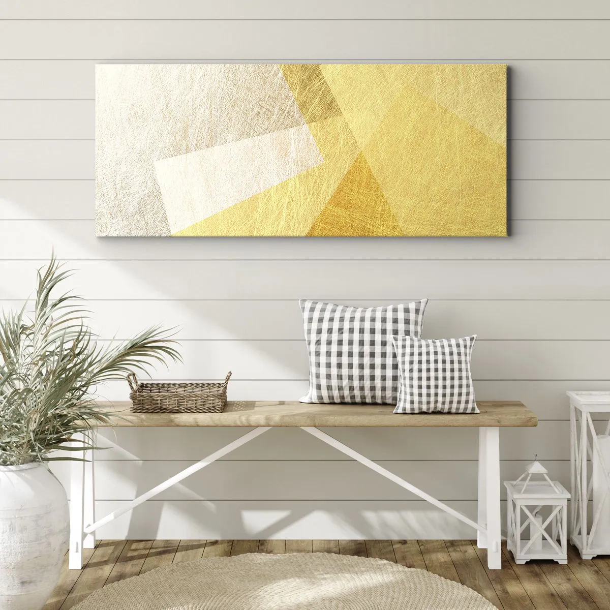Vászonkép - A geometria időjárása - 100x40 cm