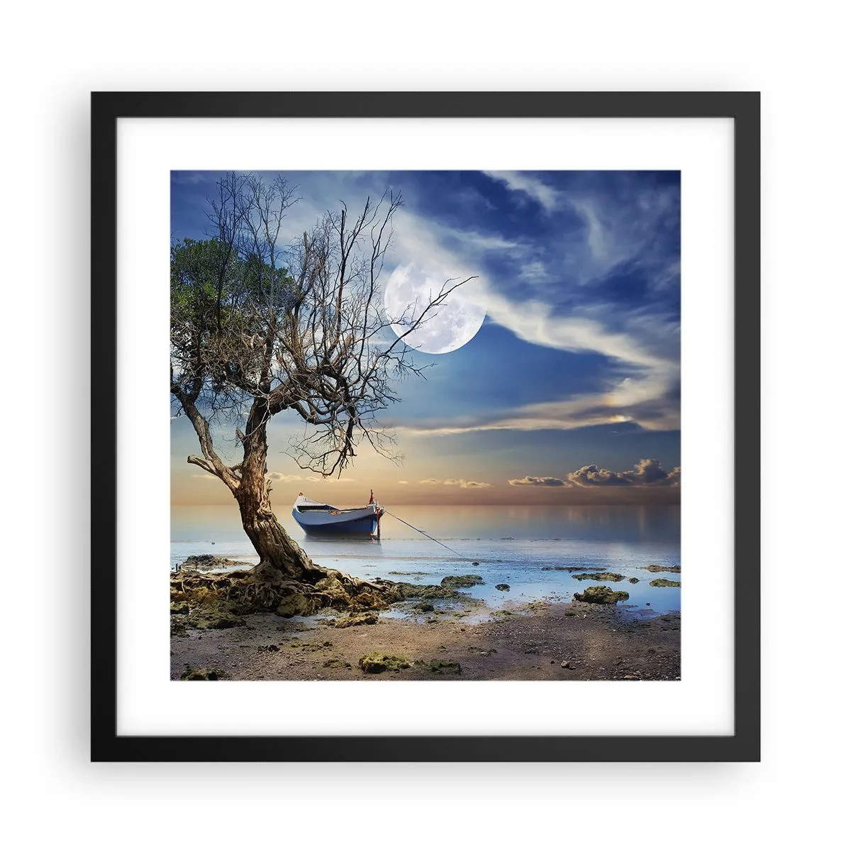 Poszter fehér keretben - Ez a vég vagy a kezdet? - 40x40 cm