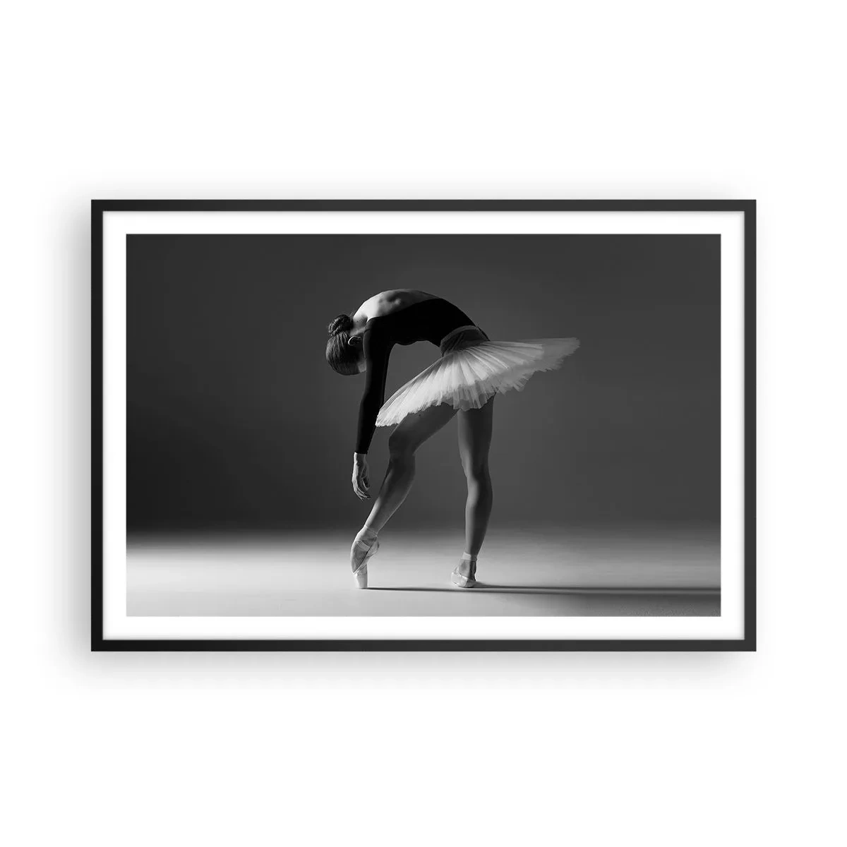 Poszter fehér keretben - Bella balerina - 91x61 cm