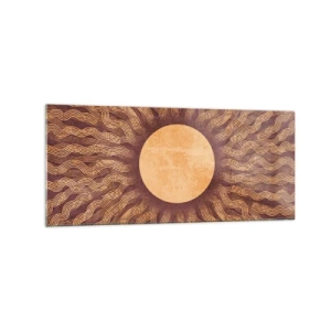 Üveg kép - A nap ikonja - 120x50 cm