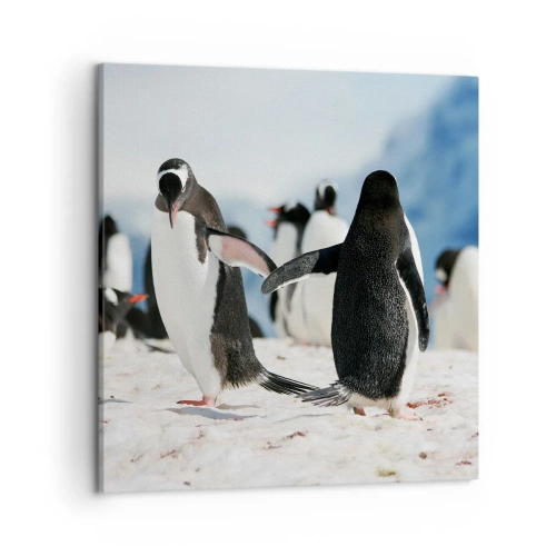 Vászonkép - Tánc a havon - 50x50 cm