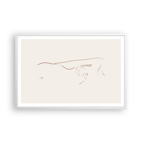 Poszter fekete keretben - A vágy alakja - 91x61 cm