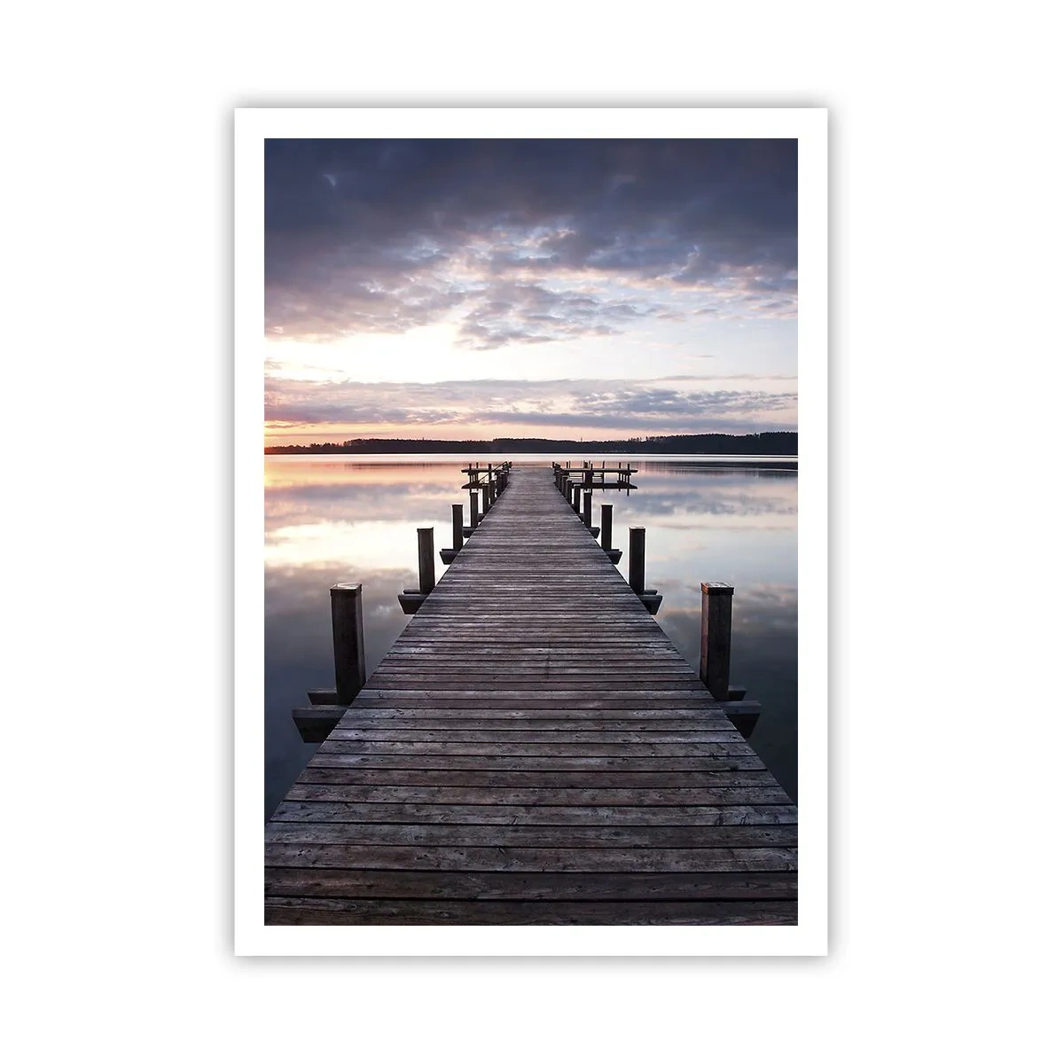 Poszter - Csendes határ a nappal és az éjszaka között - 70x100 cm