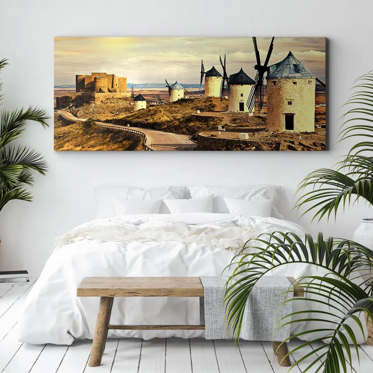 Vászonkép - Mindjárt megjelenik Don Quijote - 140x50 cm