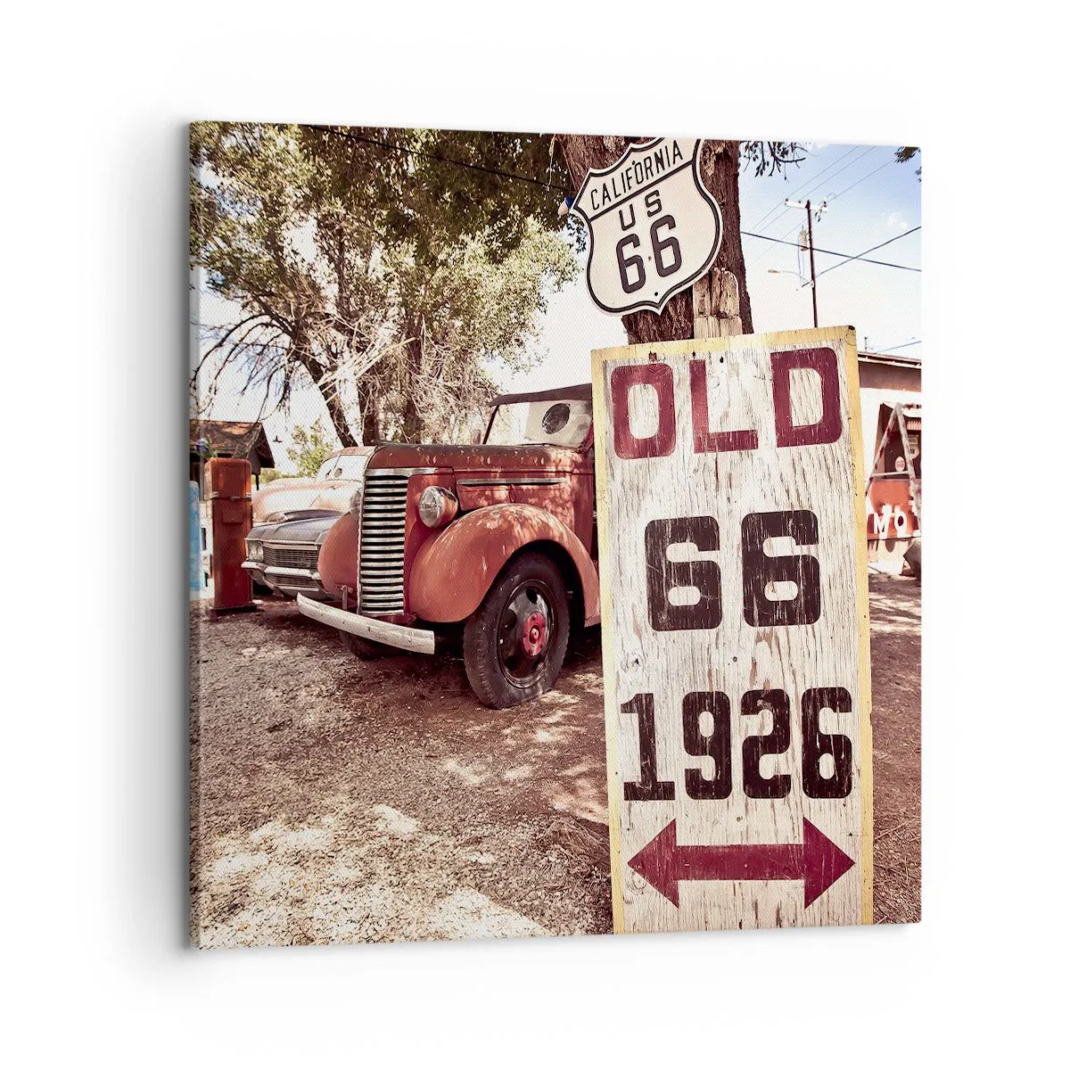 Vászonkép - Az amerikai tartomány legendája - 60x60 cm