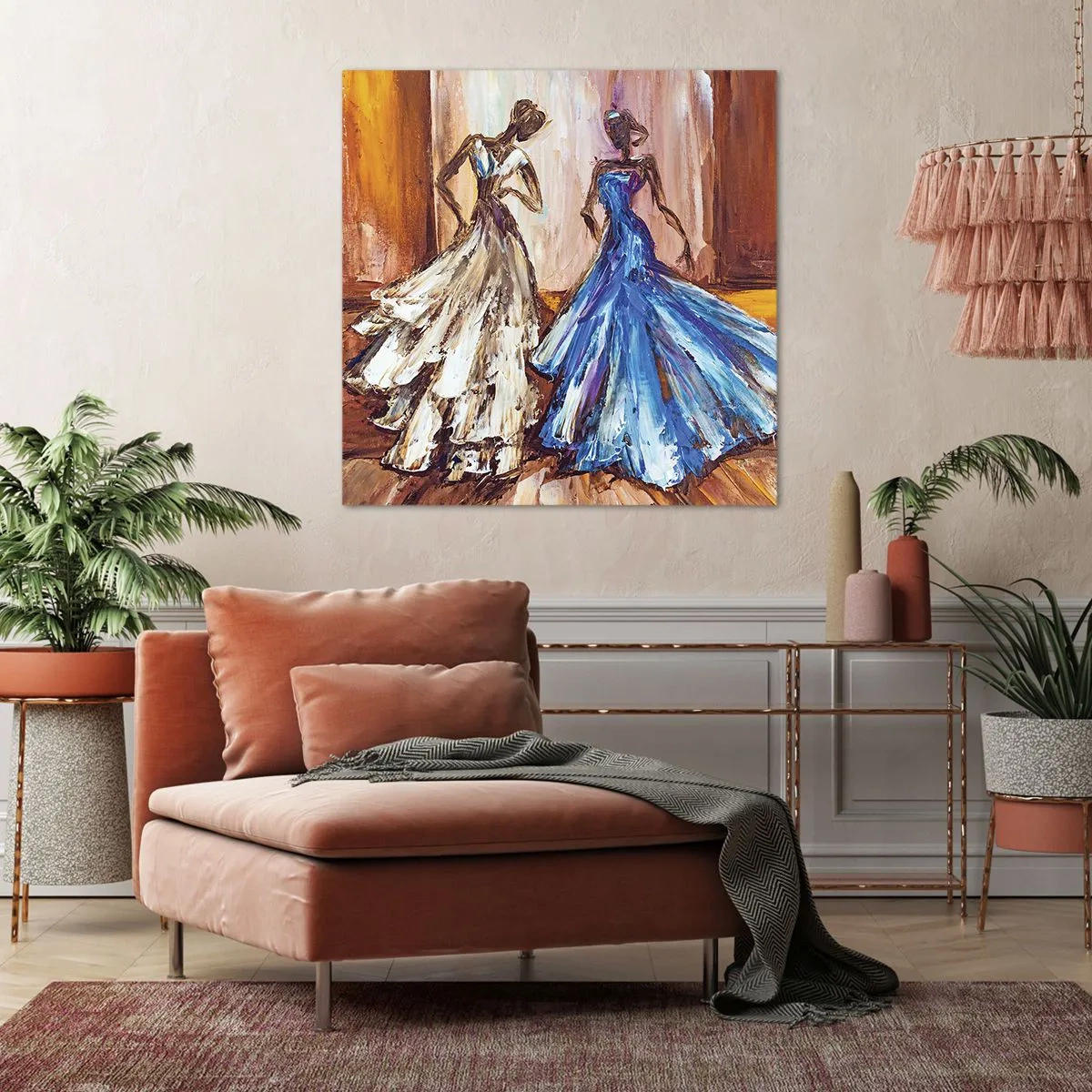 Vászonkép - Hálás páros - 40x40 cm