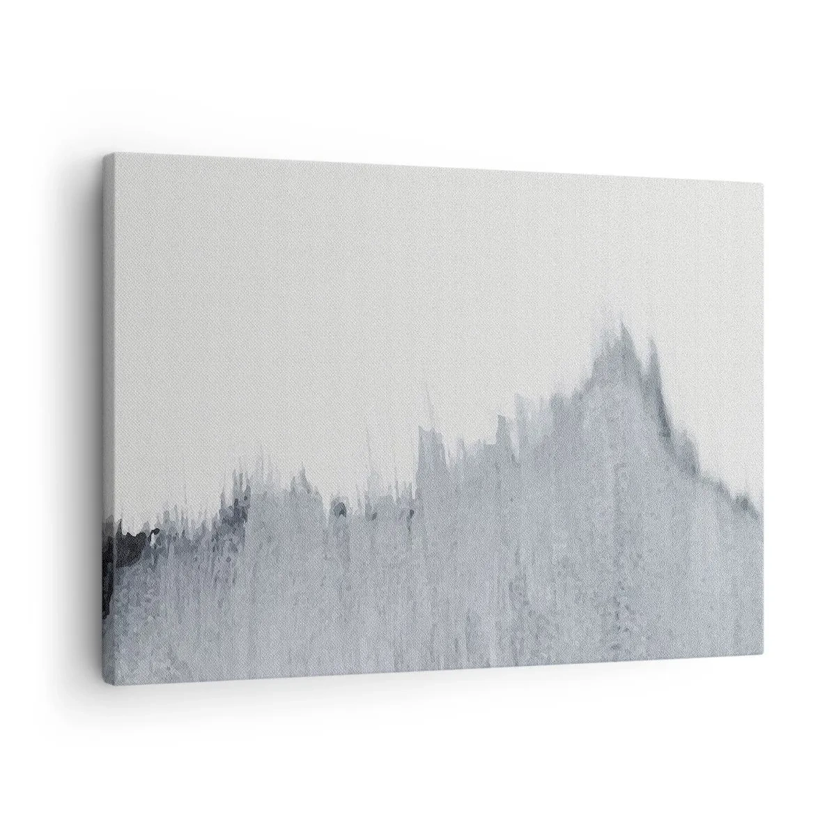 Vászonkép - Absztrakt szürke kompozíció minimalista stílusban - 70x50cm - Titokzatos felvétel - Modern fali dekoráció nappalihoz és hálószobához ARTTOR