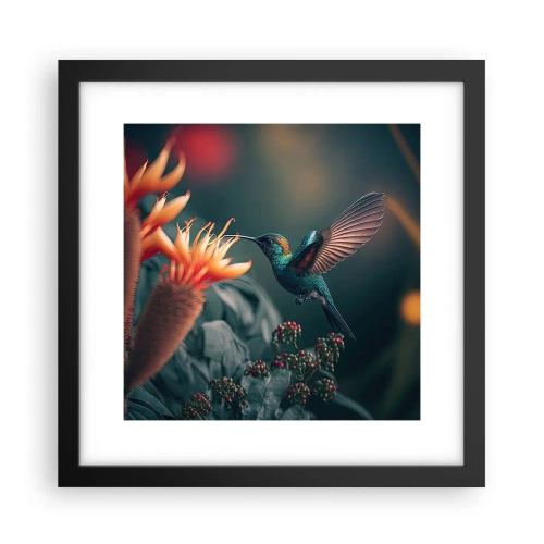 Poszter fehér keretben - Egy igazán színes élet - 30x30 cm