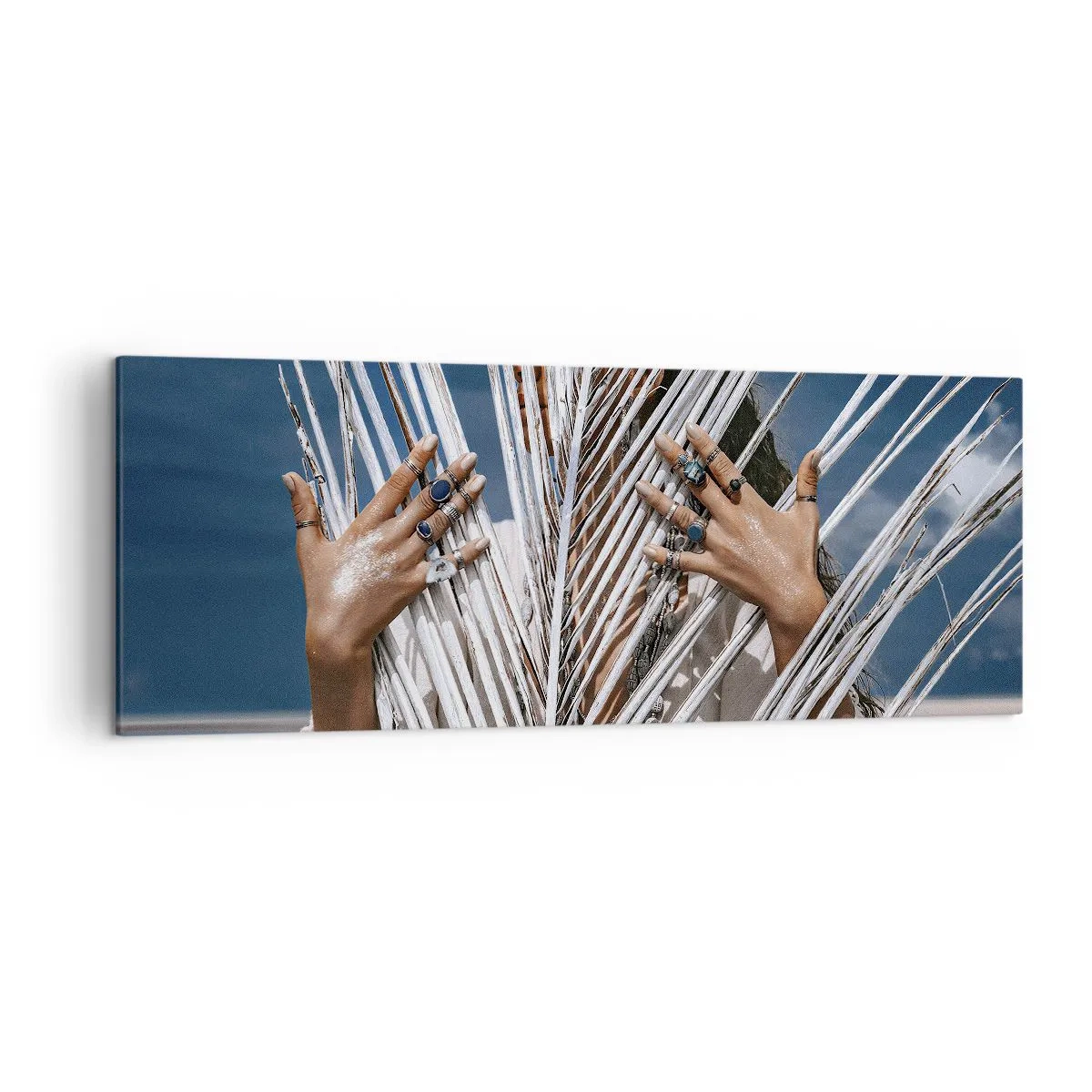 Vászonkép - Sámán asszonya? - 140x50 cm