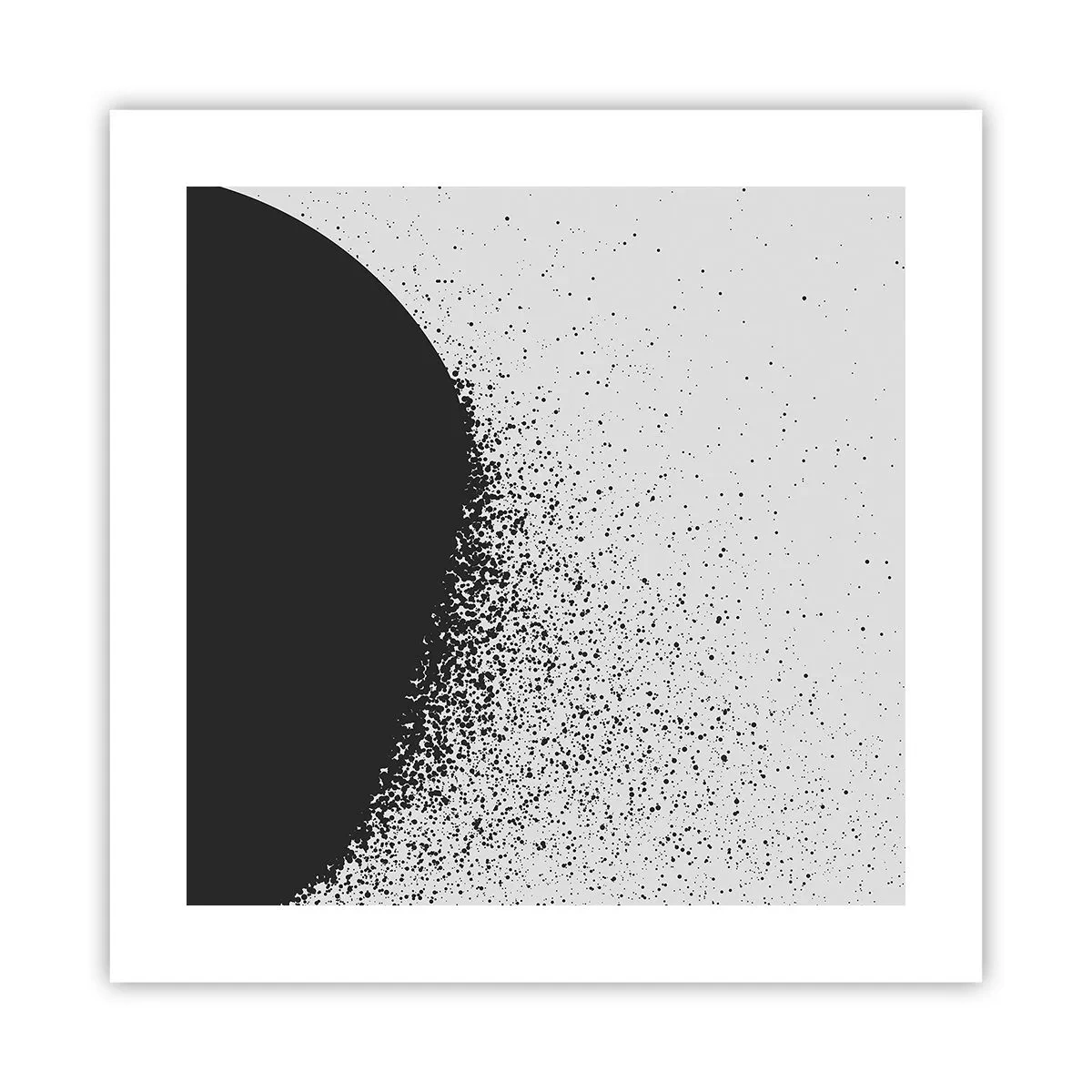 Poszter - Molekulák mozgása - 40x40 cm