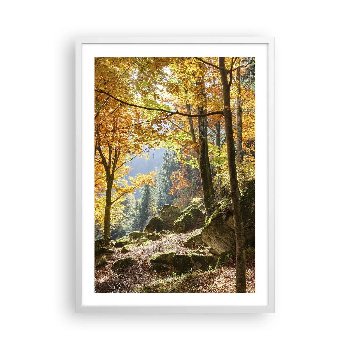 Poszter fekete keretben - Itt az ideje a pihenésnek - 50x70 cm