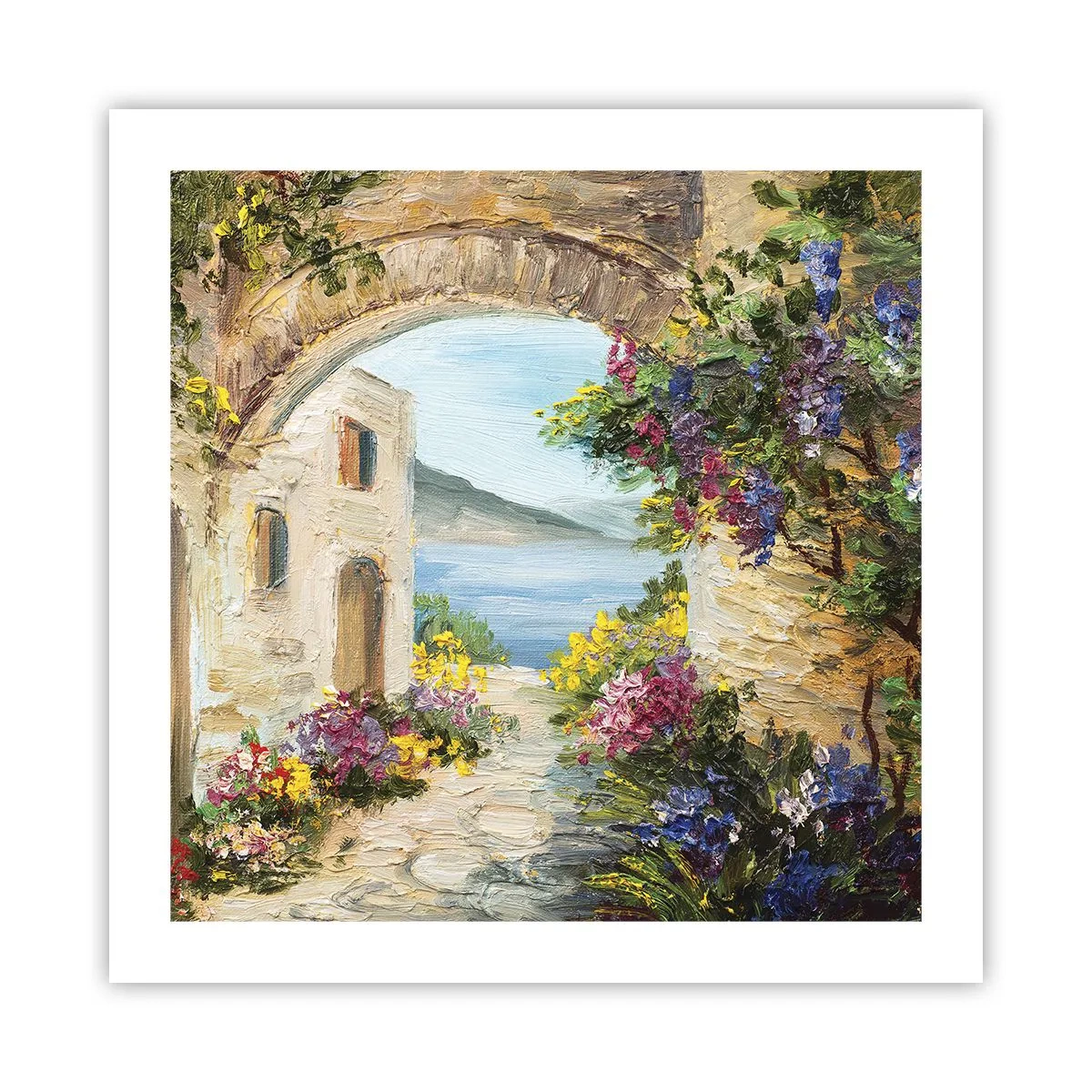 Poszter - Egy tengerparti vidék varázsa - 50x50 cm