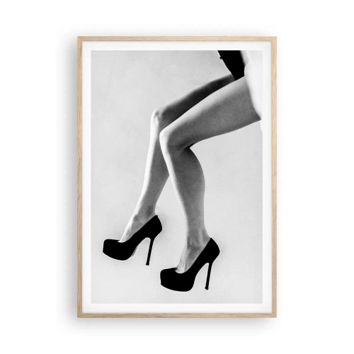 Poszter világos tölgy keretben - Örök nőiesség - 70x100 cm