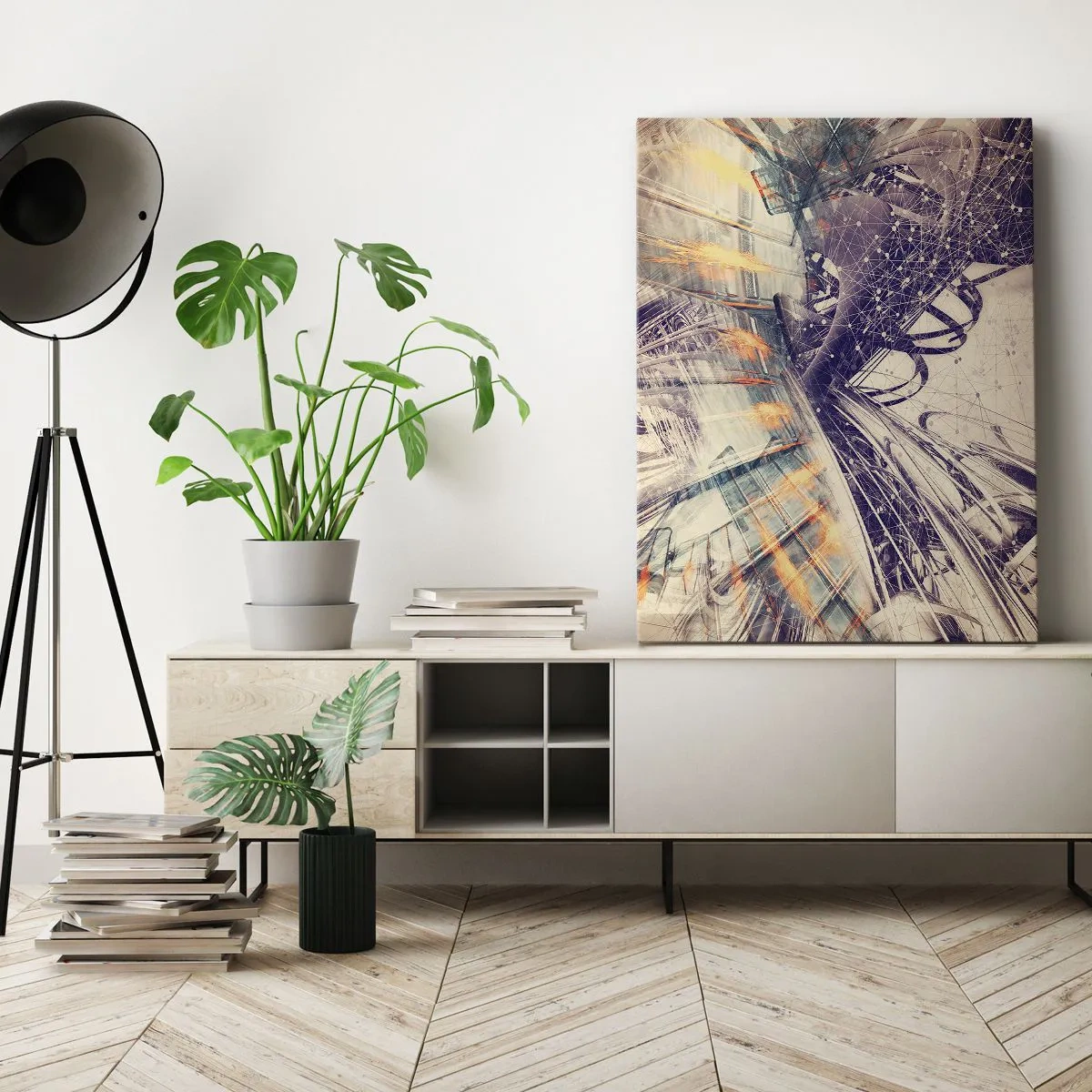 Vászonkép - Nagy rohanásban - 50x70 cm