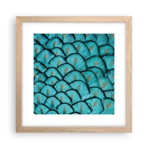 Poszter világos tölgy keretben - A tollak nagy gálája - 30x30 cm