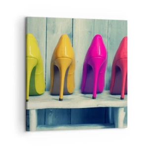 Vászonkép - Séta a szivárványon - 50x50 cm