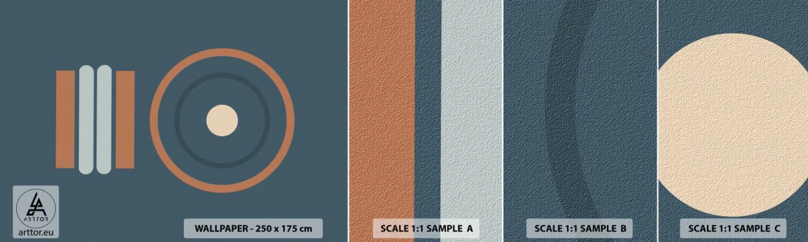 Fotótapéta Minta Öntapadós Deluxe Sticker - A dolgok lényege - Absztrakció, Darab, Grafika - 100x30 cm