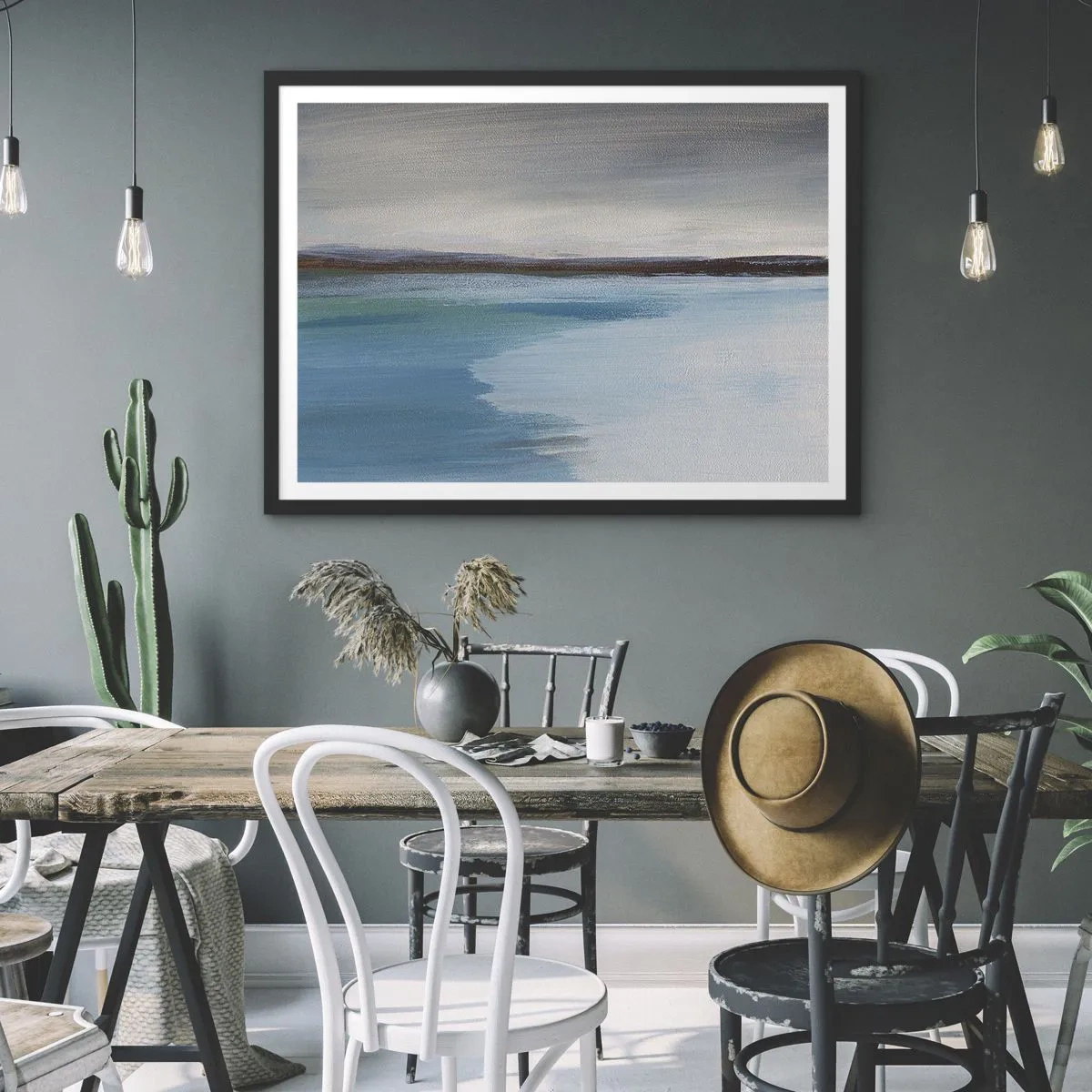 Poszter fehér keretben - Vízszintes tájkép - 100x70 cm