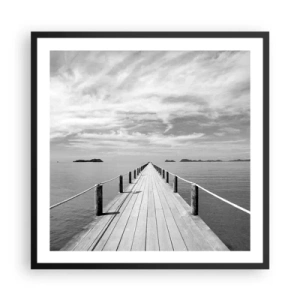 Poszter fehér keretben - Talán egy kirándulás... - 60x60 cm