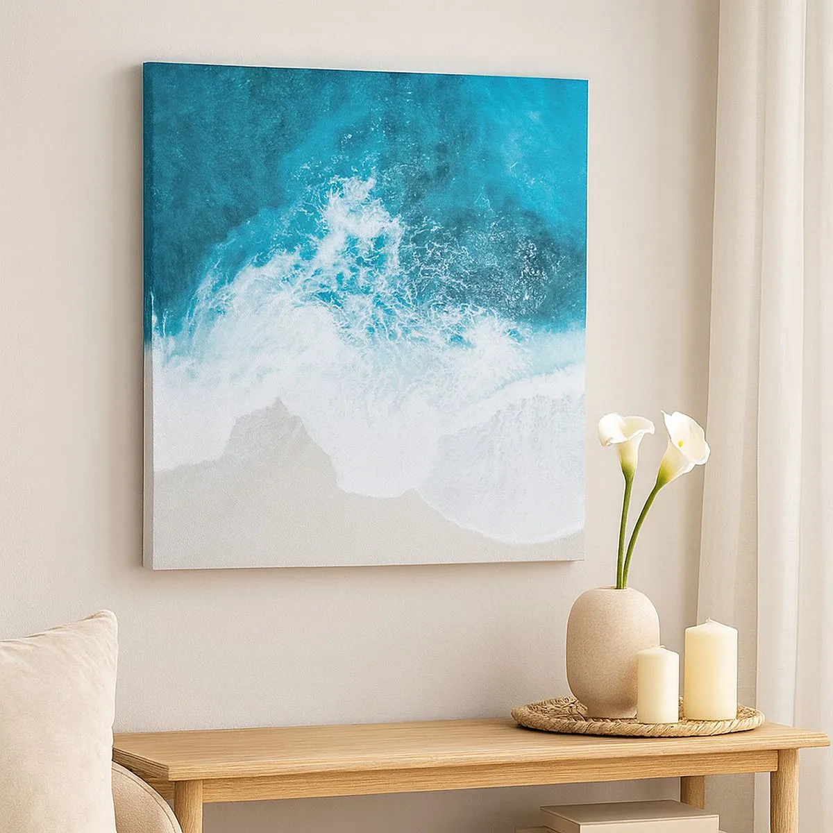 Vászonkép - Természetes simogatás - 30x30 cm