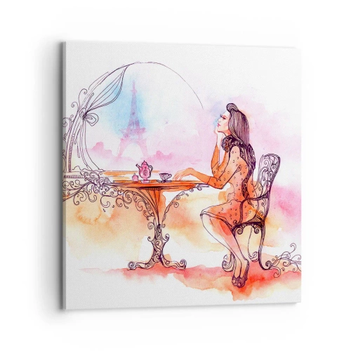 Vászonkép - Párizsi sikk - 70x70 cm