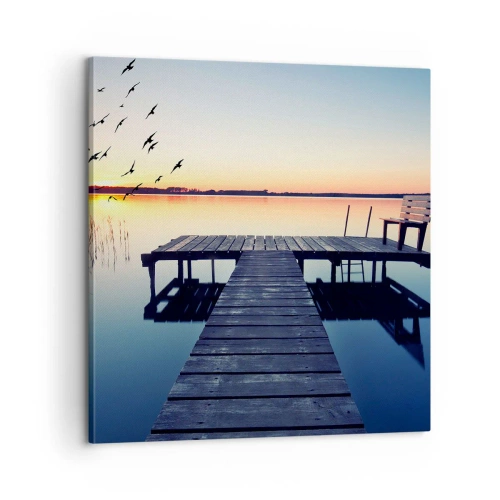 Vászonkép - Jó nap volt - 60x60 cm